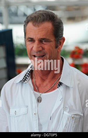 Mel Gibson, Portrait, Fototermin für "The Beaver" des Palais des Festivals, 64. Internationalen Filmfestspiele von Cannes, 2011 Stockfoto