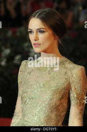 Keira Knightley Teilnahme an der Premiere von "A Dangerous Method", 68. International Film Festival von Venedig, Italien, Europa Stockfoto