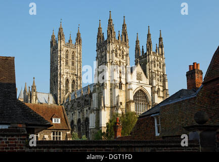 Die Kathedrale von Canterbury, Südostengland, administrative Grafschaft Kent, England, Vereinigtes Königreich, Europa Stockfoto