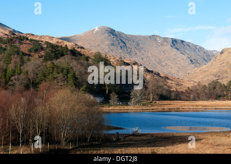 Sgùrr Na Bà Glaise von Loch Nan man in Glen Moidart Hochlandregion, Schottland, UK. Stockfoto