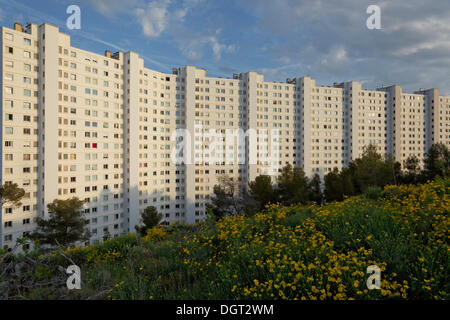 Wohnblock der Wohnungen in der Residenz Valmante, Redon, Marseille, Département Bouches-du-Rhône, Region Stockfoto