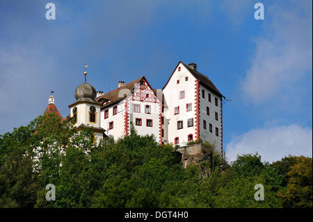 Burg Egloffstein Burg, Hochmittelalter erwähnt 1358, Egloffstein, Franken, Oberbayern Stockfoto