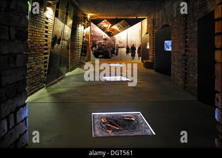 Die Dauerausstellung "Faszination und Gewalt", Ausstellungsraum in der Dokumentation Zentrum Reichsparteitagsgelände Stockfoto