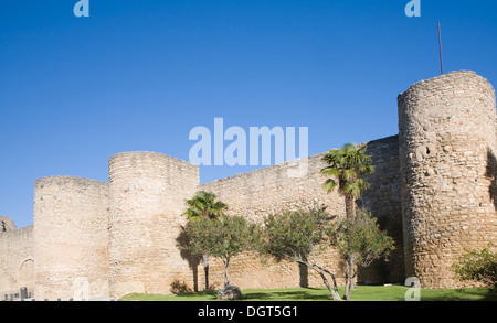 Puerta de Almocabar Stadtmauern Befestigungen historischen Ronda, Provinz Malaga, Spanien Stockfoto