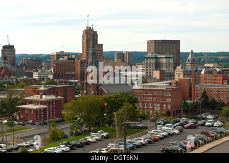 Ansicht der Stadt Syrakus, New York, nach Südwesten Stockfoto