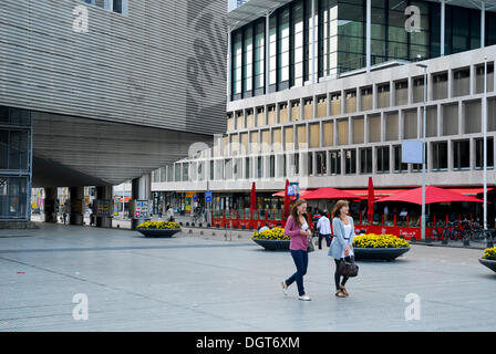 Moderne Architektur, De Doelen Konzert- und Kongressgebäude am Platz Schouwburgplein, Rotterdam, Zuid-Holland Stockfoto