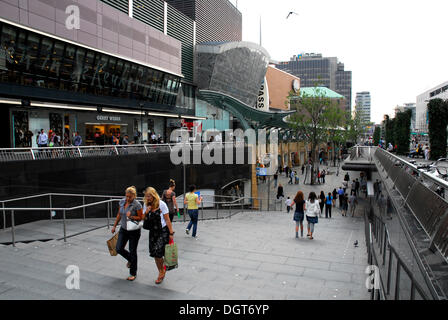 Moderne Architektur, Einkaufszentrum Beurstraverse, die so genannte Koopgoot am Beursplein, Coolsingel, Rotterdam Stockfoto