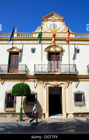 Rathaus von Ayamonte, Costa De La Luz, Huelva, Andalusien, Spanien, Europa Stockfoto