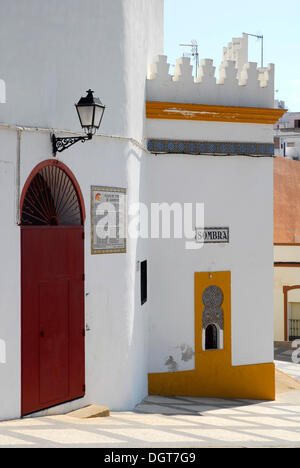 Stierkampfarena Plaza de Toros de Ayamonte, Costa De La Luz, Huelva, Andalusien, Spanien, Europa Stockfoto