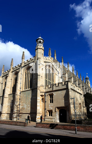 Exterieur des Eton College Chapel, Eton und Windsor Stadt, Grafschaft Berkshire, England, Großbritannien-UK. Stockfoto