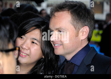 Jon S Baird (Regisseur) bei der Londoner Premiere von "Schmutz", September 2013 Stockfoto