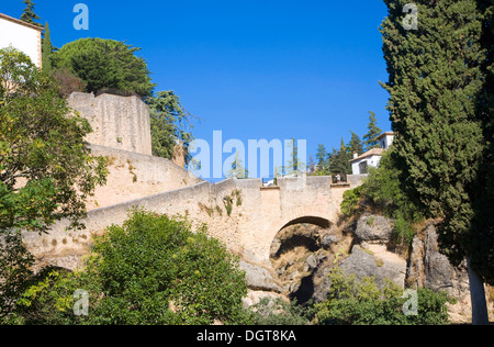 Puente Viejo Ronda, Spanien historische Brücke Stockfoto