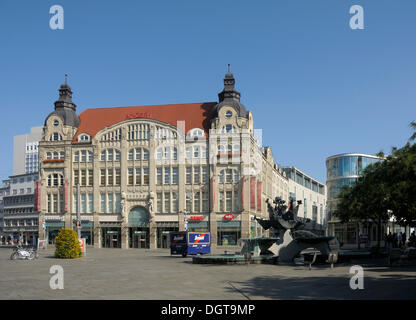 Wut-Platz, alte Stadt, Erfurt, Thüringen Stockfoto