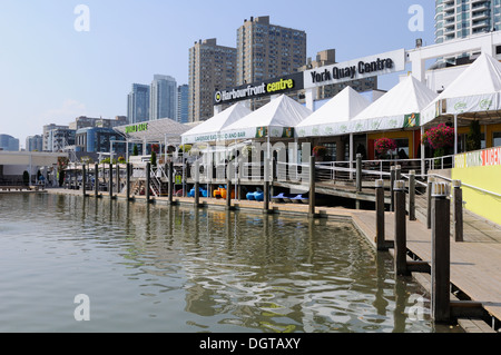 Toronto Harbour Waterfront Geschäften in Ontario, Kanada Stockfoto