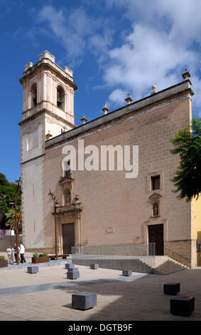 Kirche Iglesia De La Asunción, Denia, Costa Blanca, Spanien, Europa Stockfoto