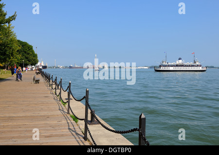 Strandpromenade, Hafen von Toronto, Ontario, Kanada Stockfoto