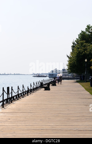 Promenade, Toronto harbour Stockfoto