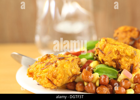 Frische Kichererbsen Stockfoto