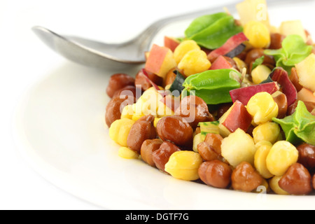 Frische Kichererbsen Stockfoto