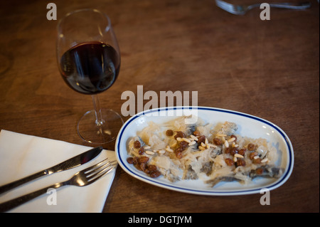 Sardine in Saor, Venedig, Italien. Stockfoto