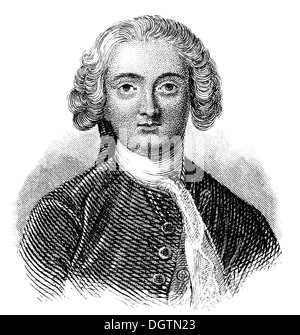 Claude Adrien Helvétius, 1715-1771, französischer Philosoph und Literat, Stockfoto