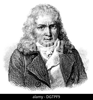 Jacques-Henri Bernardin de Saint-Pierre oder Bernardin de St. Pierre, 1737-1814, ein französischer Schriftsteller und Botaniker Stockfoto