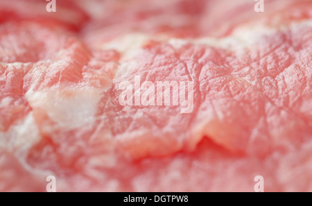 Abgebildete Fleisch. Schweinefleisch-Nahaufnahme Stockfoto