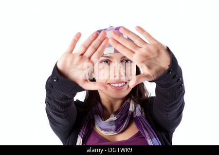 Hip Hop Tänzer zeigen einige Bewegungen Stockfoto