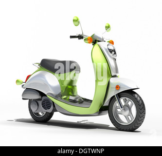 Scooter hautnah Stockfoto