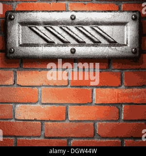 Metall und Stein Hintergrund Stockfoto