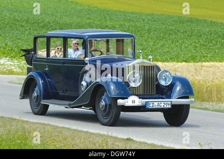 Oldtimer Auto Rolls Royce Landaulet Stockfoto