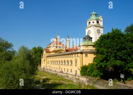 Muellersches Volksbad öffentliche Schwimmbäder, indoor pool, Jugendstil, Au-Haidhausen, München, Kapital, Bayern, Oberbayern Stockfoto