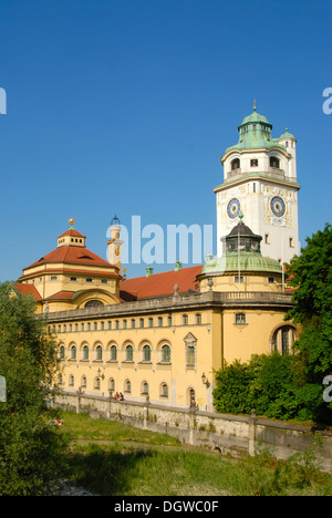 Muellersches Volksbad öffentliche Schwimmbäder, indoor pool, Jugendstil, Au-Haidhausen, München, Kapital, Bayern, Oberbayern Stockfoto