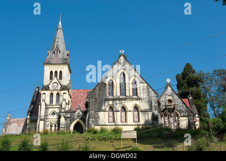 St.-Andreas Kirche, britischen Kolonial-Ära, Darjeeling, West Bengal, untere Himalaya, Indien, Südasien, Asien Stockfoto