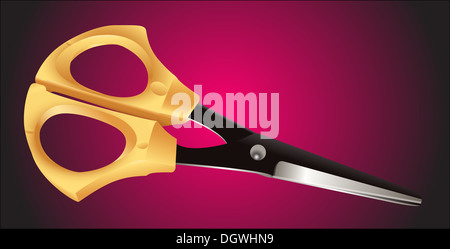 Schere Stockfoto