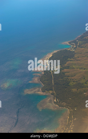 Luftaufnahme, Russell-Inseln, Russell-Inseln, Central Province, Salomonen Stockfoto
