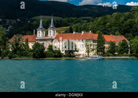 Tegernsee-Kloster am See Tegernsee, Bayerische Alpen, Bayern, Oberbayern Stockfoto