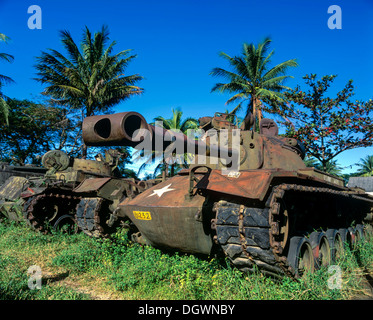 M48 Panzer aus der US-Armee, Hue, Provinz Thua Thien-Hue, Vietnam Stockfoto