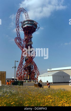 Orbit, Olympiapark, London, England, Vereinigtes Königreich, Europa Stockfoto