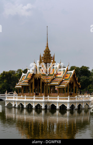 Bang Pa-in, Aisawan Thippayat Pavillon, Sommerpalast der königlichen Familie, Ayutthaya, Thailand, Asien Stockfoto