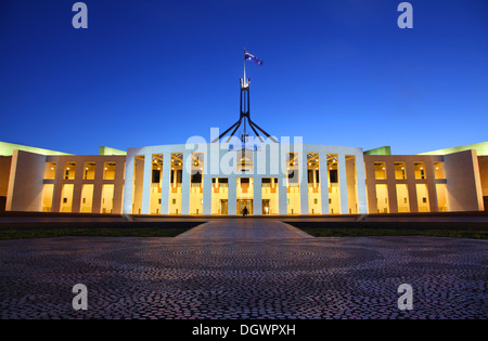 Australian Parliament House in Canberra Stockfoto