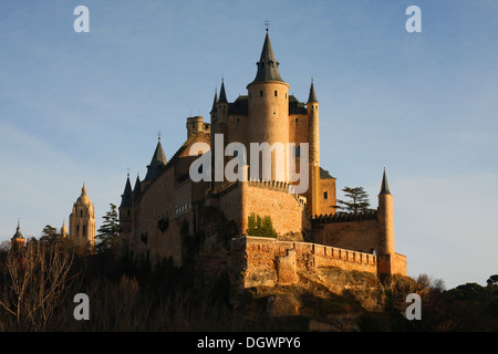 Der Alcazar in Segovia, Spanien Stockfoto