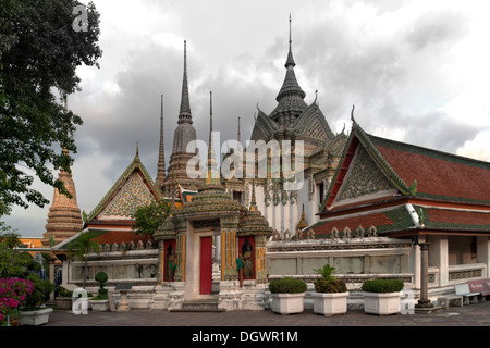 Phra Mondop, Bibliothek, Krung Thep, Wat Pho, Bangkok, Thailand, Asien Stockfoto