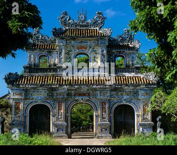 Hien Nhon Tor in den kaiserlichen Palast Hoang Thanh, Zitadelle, Hue, Provinz Thua Thien Hue, Vietnam Stockfoto