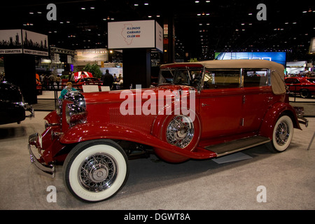 1932 Chrysler Imperial.  Der 2013 Chicago Auto Show. Classic Car Club Of America Stockfoto