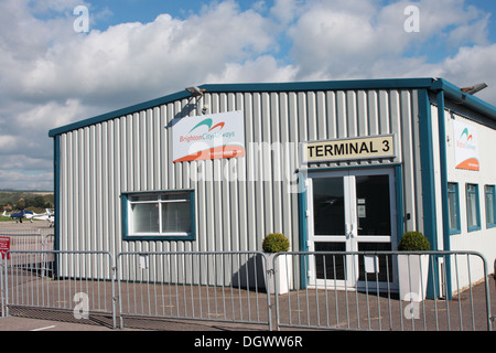 Terminal 3 Flughafen Shoreham West Sussex UK Stockfoto