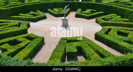 Heckenlabyrinth im Blenheim Palace Stockfoto