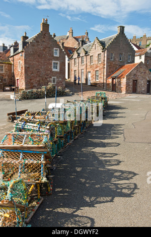 Malerische und historische crail Hafen, Fife, Schottland Stockfoto