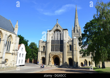 Norwich Cathedral, Norwich, Norfolk, England, Vereinigtes Königreich Stockfoto