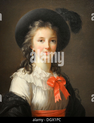 Selbstporträt-von Louise Élisabeth Vigée Le Brun, 1781 Stockfoto